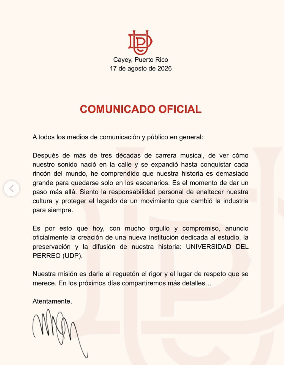 La Universidad del Perreo propone estudiar desde la historia del género hasta el ritmo, el dembow y la cultura urbana. La Universidad del Perreo propone estudiar desde la historia del género hasta el ritmo, el dembow y la cultura urbana.