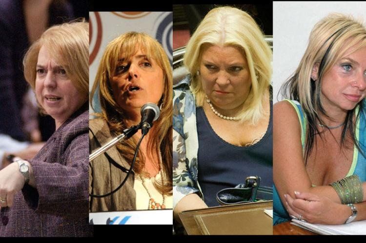 Giudici, Vázquez, Carrió y Lubertino.