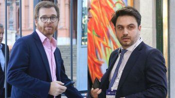 Nicolás Massot, diputado nacional de Hacemos Coalición Federal, y Ramiro Marra, legislador porteño de La Libertad Avanza. 