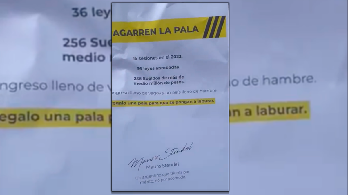 El papel con la "propuesta". 