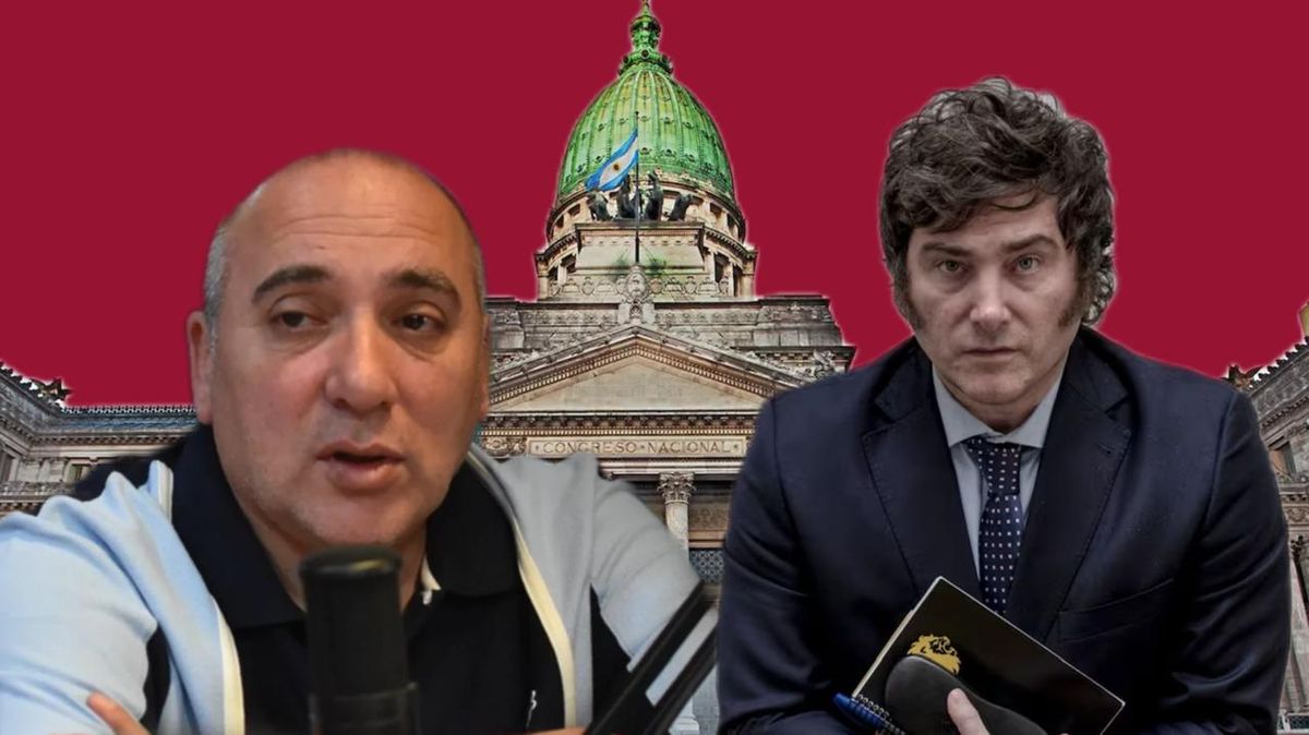 José Peluc, diputado nacional por San Juan; y Javier Milei, presidente de la nación.&nbsp;